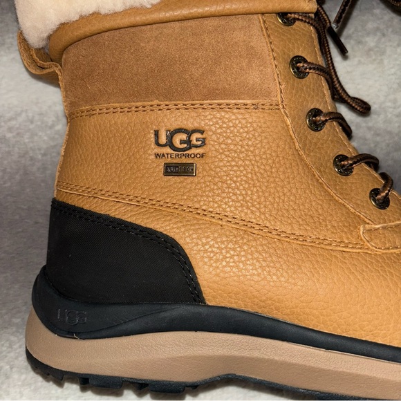 UGG Adirondack III Chestnut Waterproof Shearling Winter Snow Boots Size 11 - Picture 14 of 16